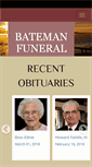 Mobile Screenshot of batemanfuneralhome.com